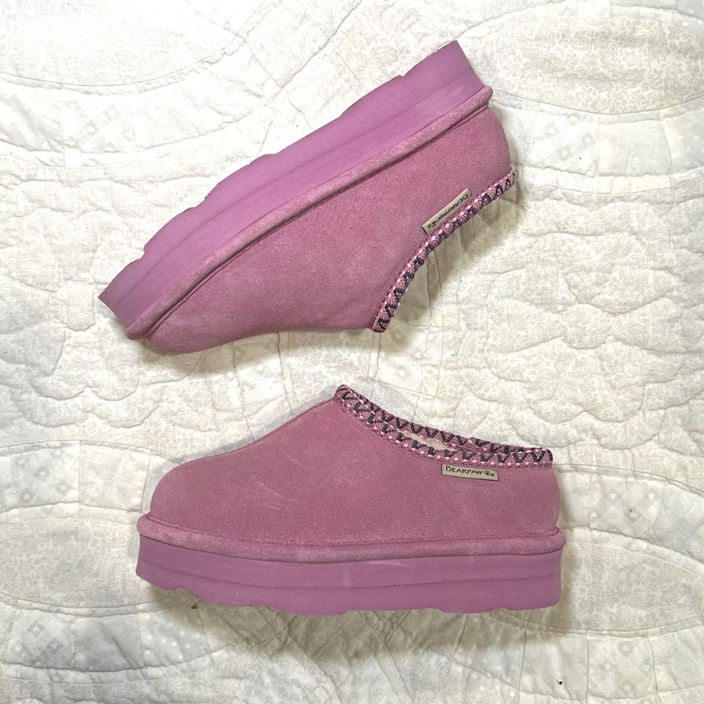 Girls Pink Platform Slip-On slippers Shoes